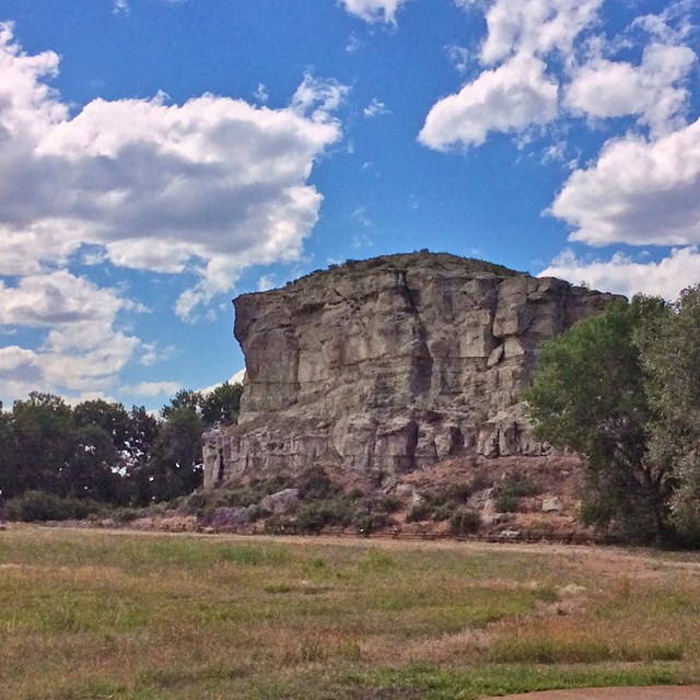 Large rock formation