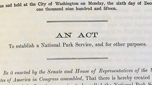 Laws Relating to the National Park Service