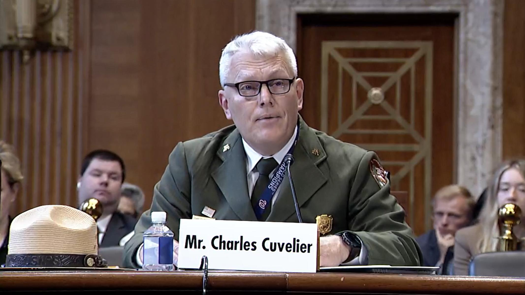 Park ranger giving testimony 