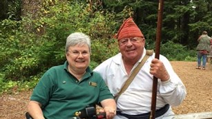 Volunteers Beth and Dave
