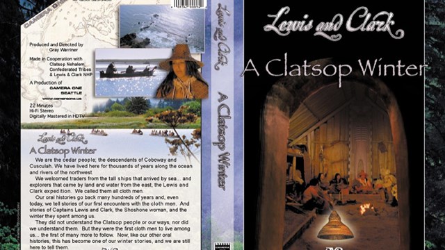 Copy of the cover to Clatsop Winter Story video.