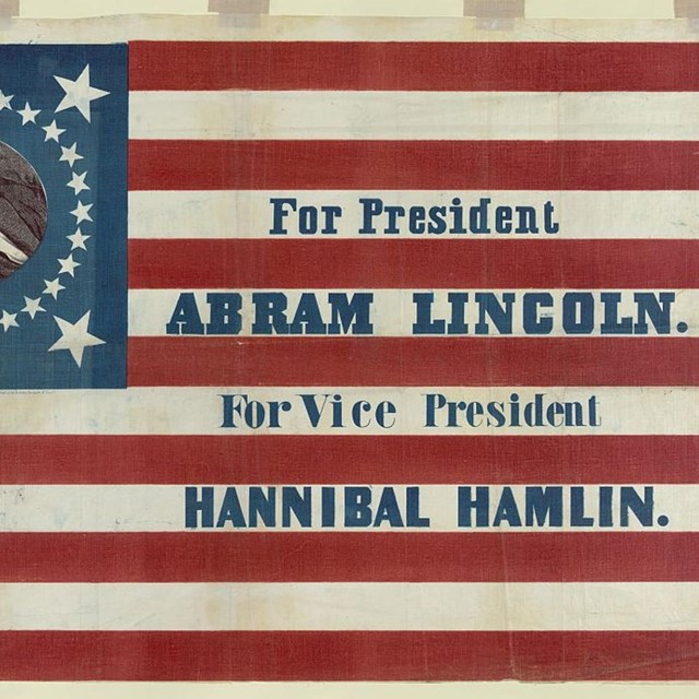Campaign Flag saying 