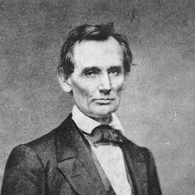 Abraham Lincoln before delivering his Cooper Union Address, shaven