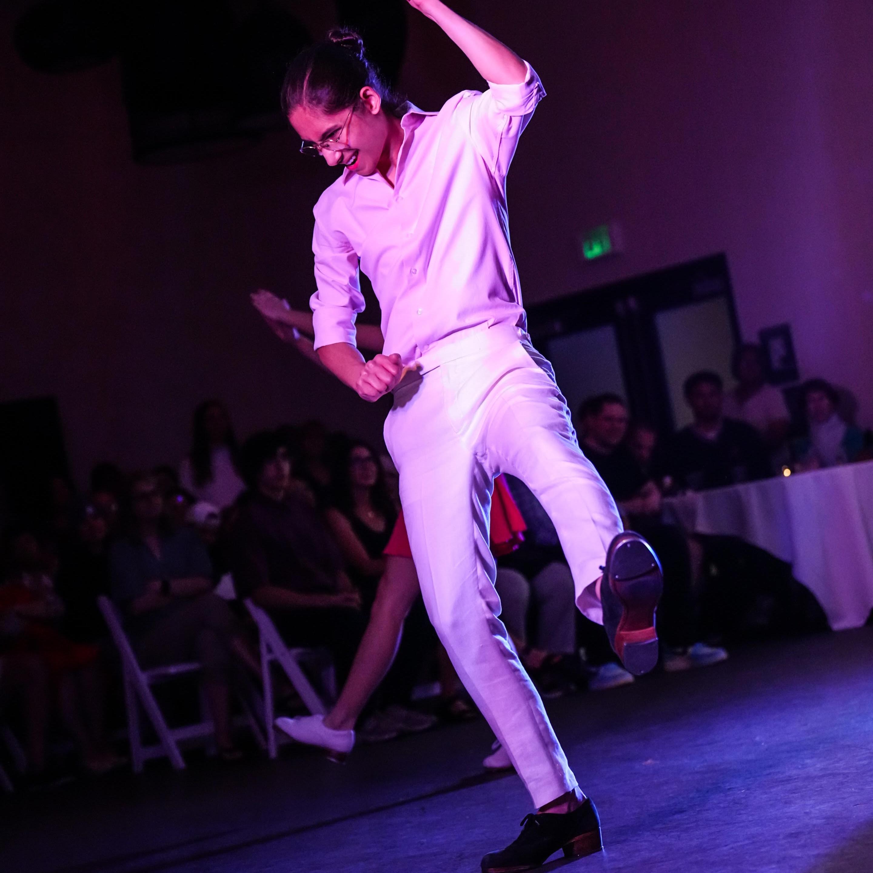 Owen Mar tapdancing