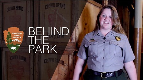 Ranger Moriah hosts the "Behind the Park" video