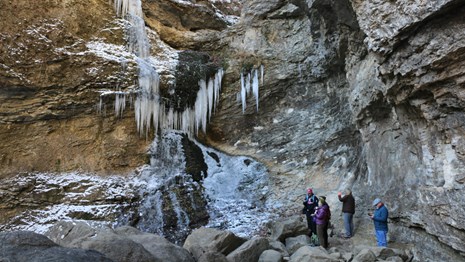 Lost Valley Ice at Buffalo National River