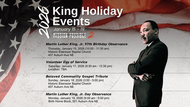 List of Events & Activities for King Holiday