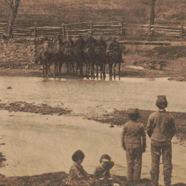 LOC Photo of Thornberry family at Sudley