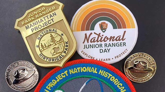 Image of junior ranger badge and patches