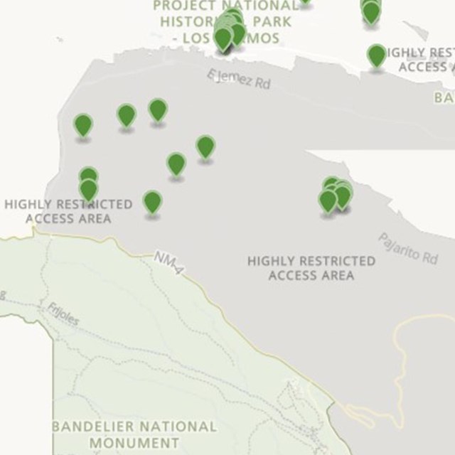 A color graphic of a map. 