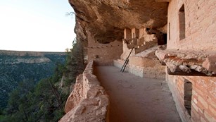 First courtyard and rooms in Balcony House cliff dwelling