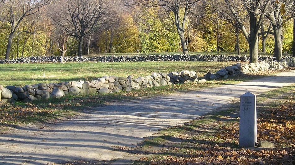 Walk in the footsteps of history on the Battle Road Trail