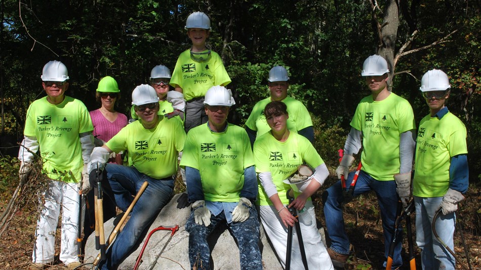 Volunteers at Parker's Revenge