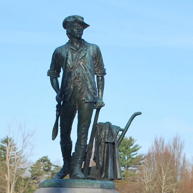 The Minute Man Statue, North Bridge, Concord