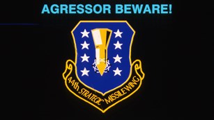 Historic Air Force Presentation Slide with the 44th Missile Wing logo