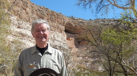 VIP John Moore on the trail