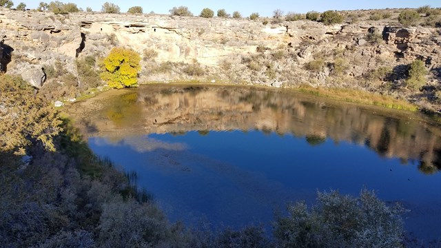 A sunny picture of the Montezuma Well