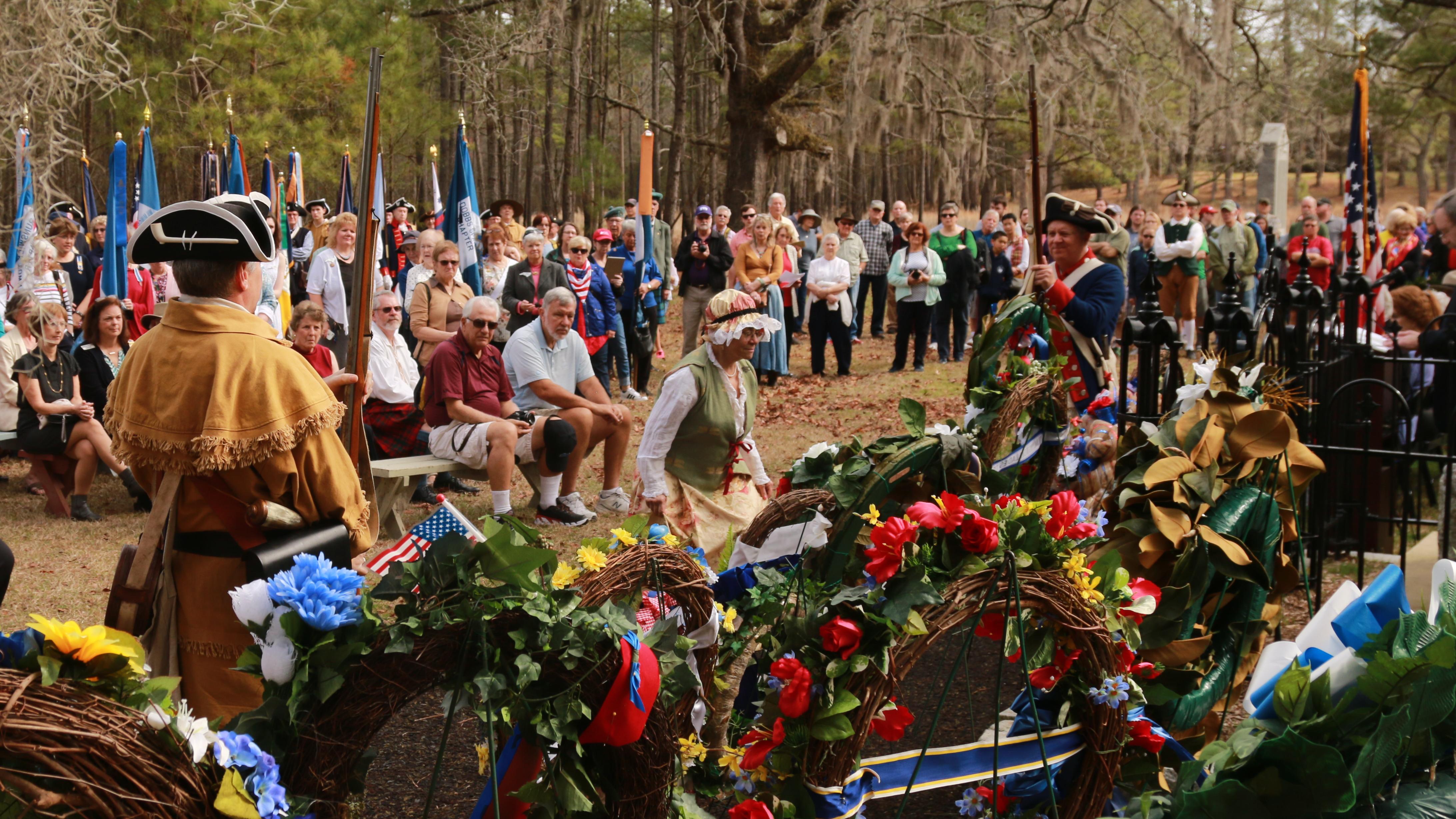 Previous Wreath Laying Ceremony at Moores Creek