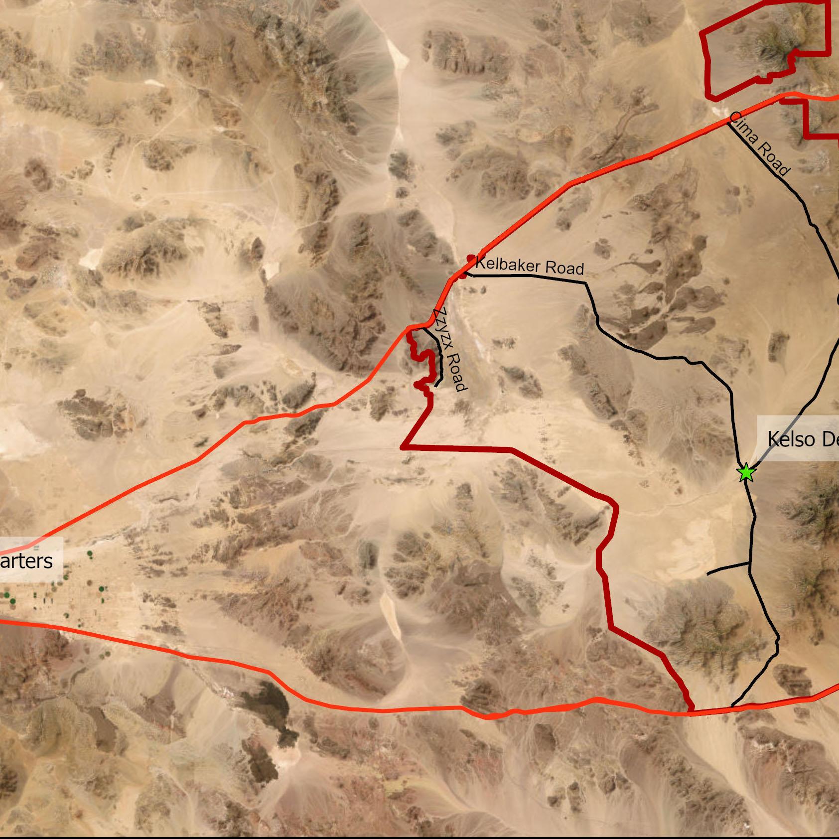 Map of First Amendment Area Overview