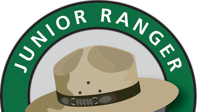 Image of the Junior Ranger logo with a ranger hat in the middle.