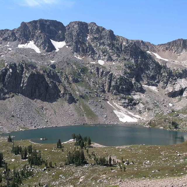 Alpine lake.