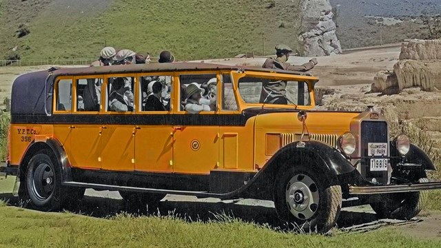 Link to Yellowstone National Park: Travel through time Exhibit