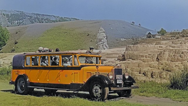 Link to Yellowstone National Park: Travel through time Exhibit