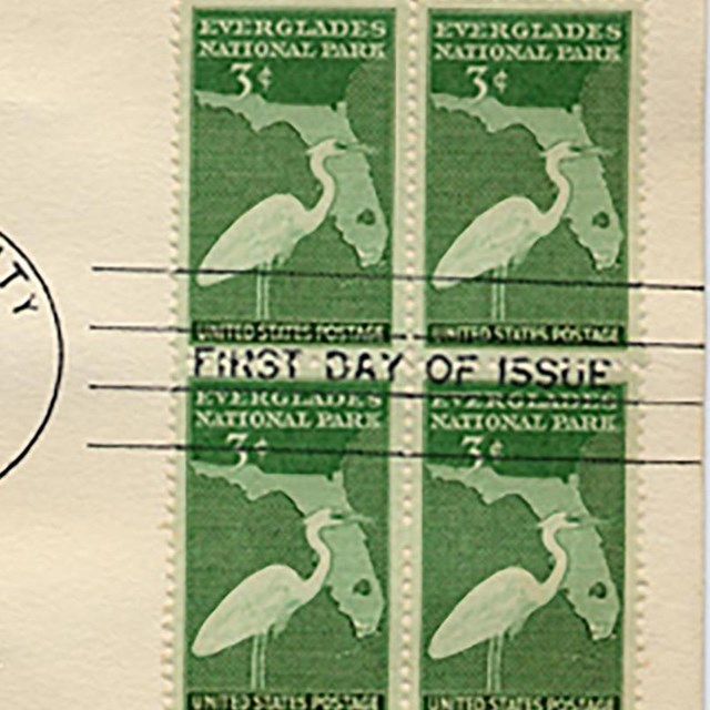 Link to Everglades National Park Stamp Online Exhibit