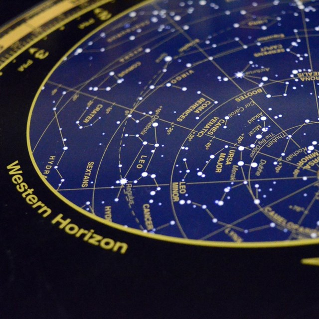 planisphere map of the stars