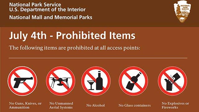 A listing with images of prohibited Items