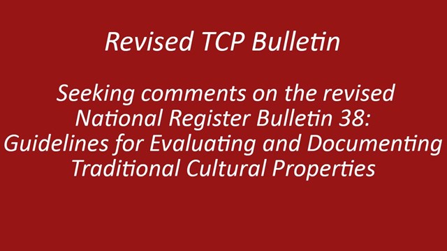 Red Box announcing TCP Bulleting Draft and comments