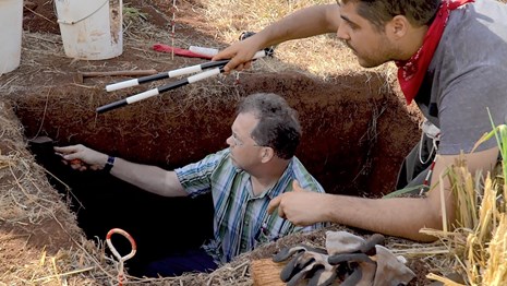 Archaeological dig at Honouliuli