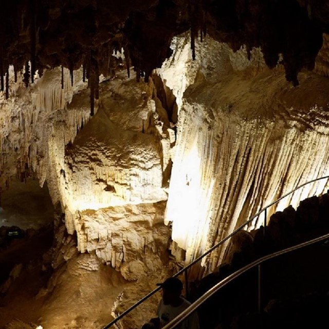 title slide for Outside Science inside parks Carlsbad Caverns National Park episode