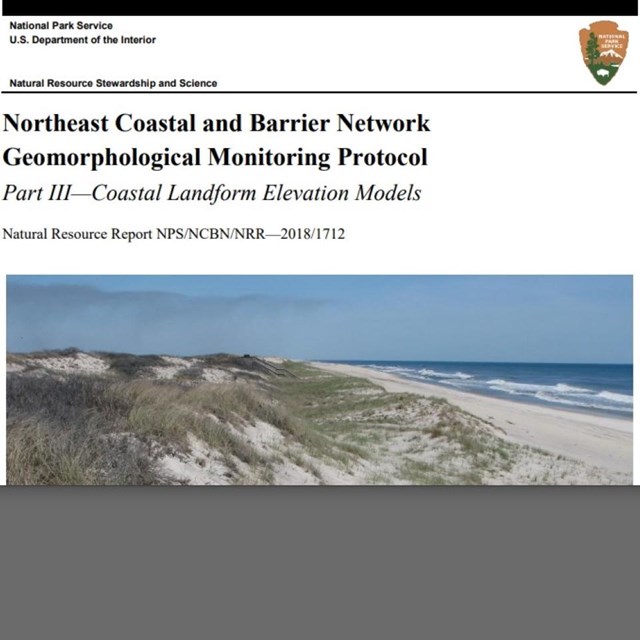 Screenshot of geomorphology protocol cover page