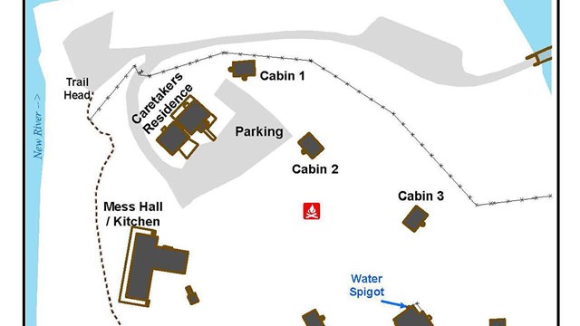 map of Camp Brookside