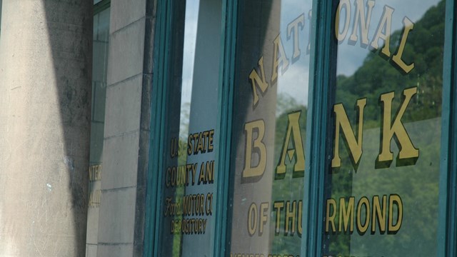 bank window