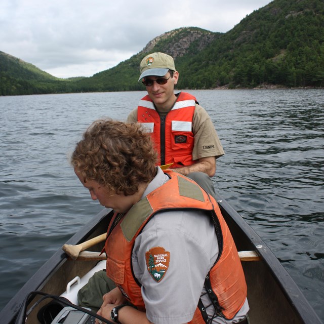 Water quality monitoring in Acadia