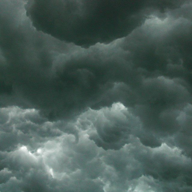 Stormy rain clouds