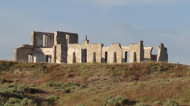 ruins of an old fort 