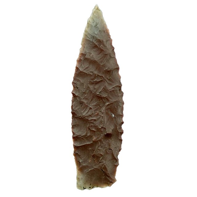 Stone projectile point from Iyatayet Site NHL