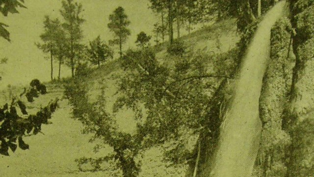 Historic photo of Smith Falls (Arikaree Falls)