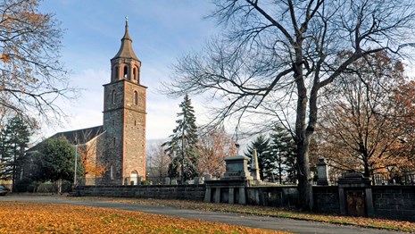 The church in Westchester County stood between two armies.