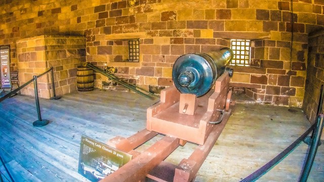 Cannon at Castle Clinton 