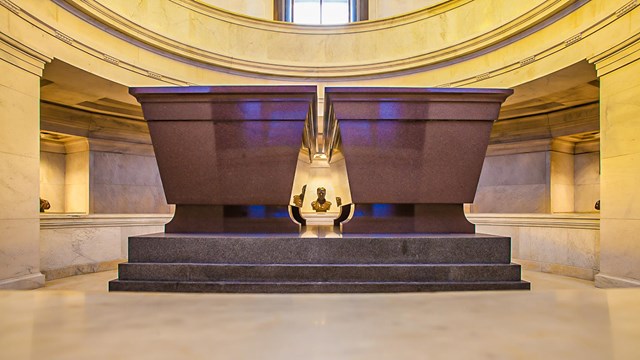 Both Ulysses S. Grant and his wife Julia are entombed here.