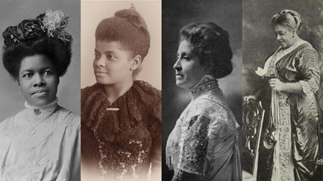 Nannie Helen Burroughs, Ida B. Wells, Mary Church Terrell, and Mary Burnett Talbert