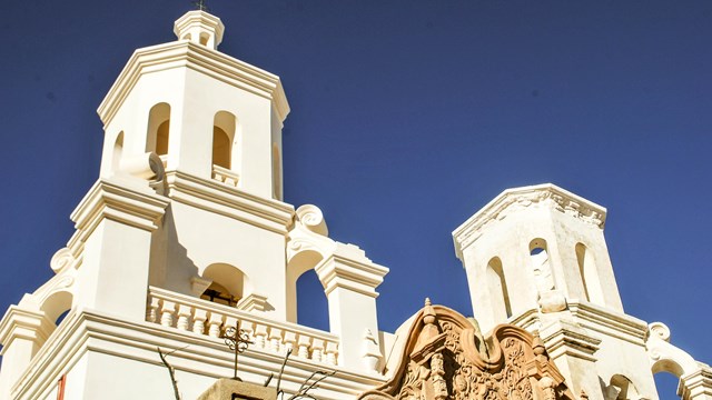 Tower of a Spanish colonial mission