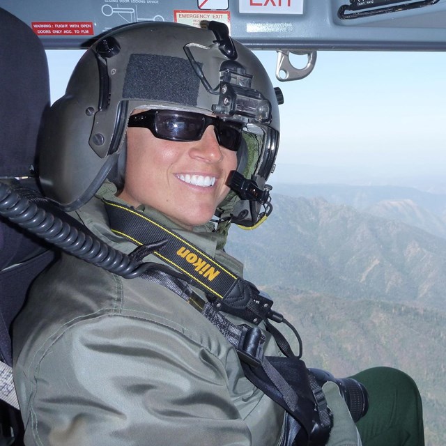 Ranger pilot in a cockpit