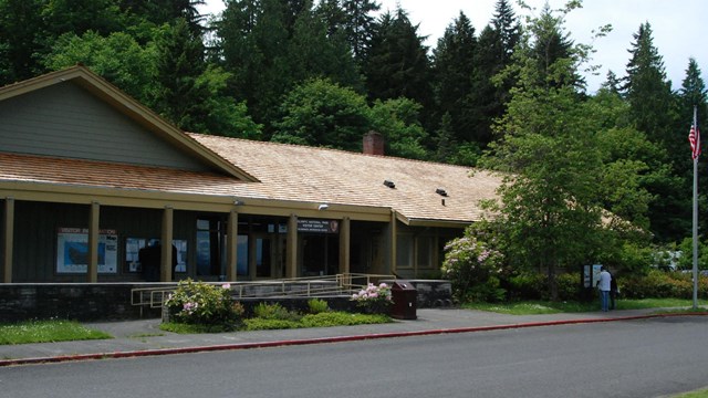 Olympic National Park Visitor Center and Wilderness Information Center in Port Angeles.
