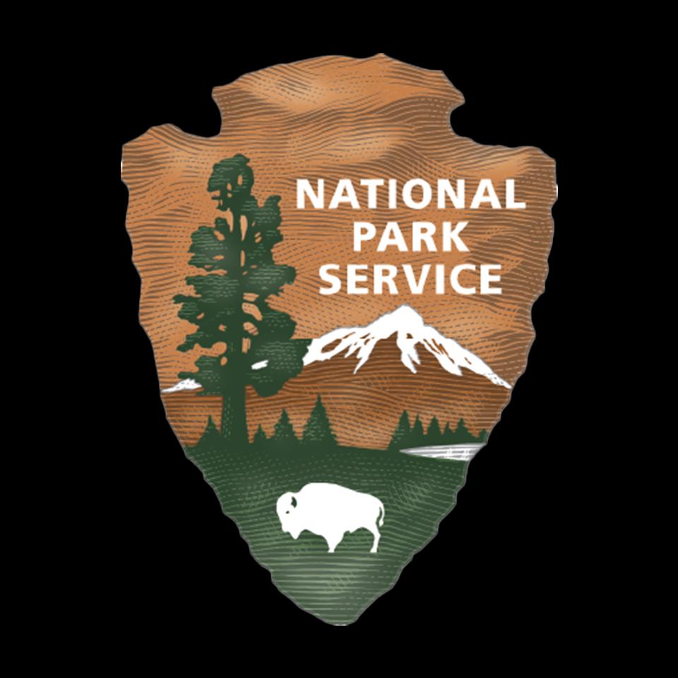 The arrowhead logo of the National Park Service