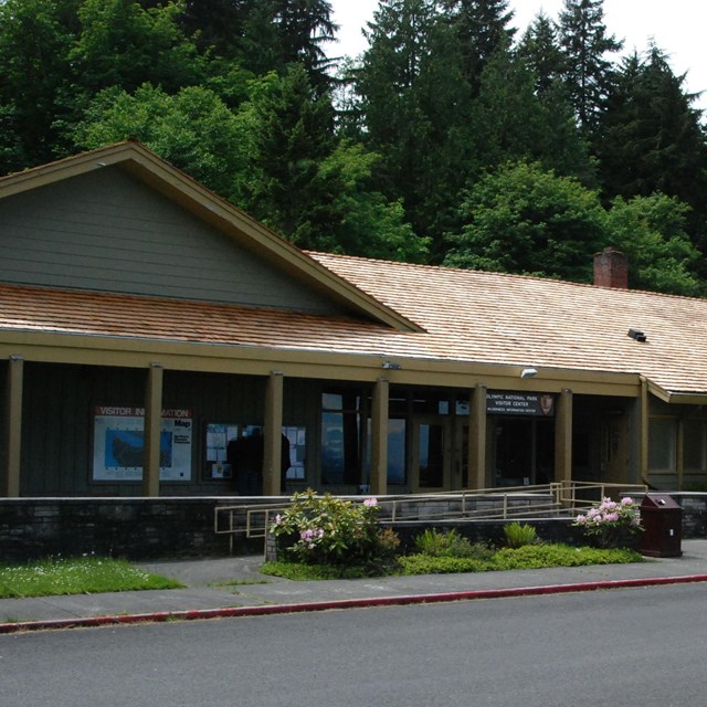 Olympic National Park Visitor Center and Wilderness Information Center.